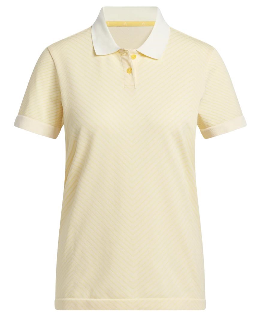 Adidas Ultimate365 Tour PrimeKnit dámské polo, žluté