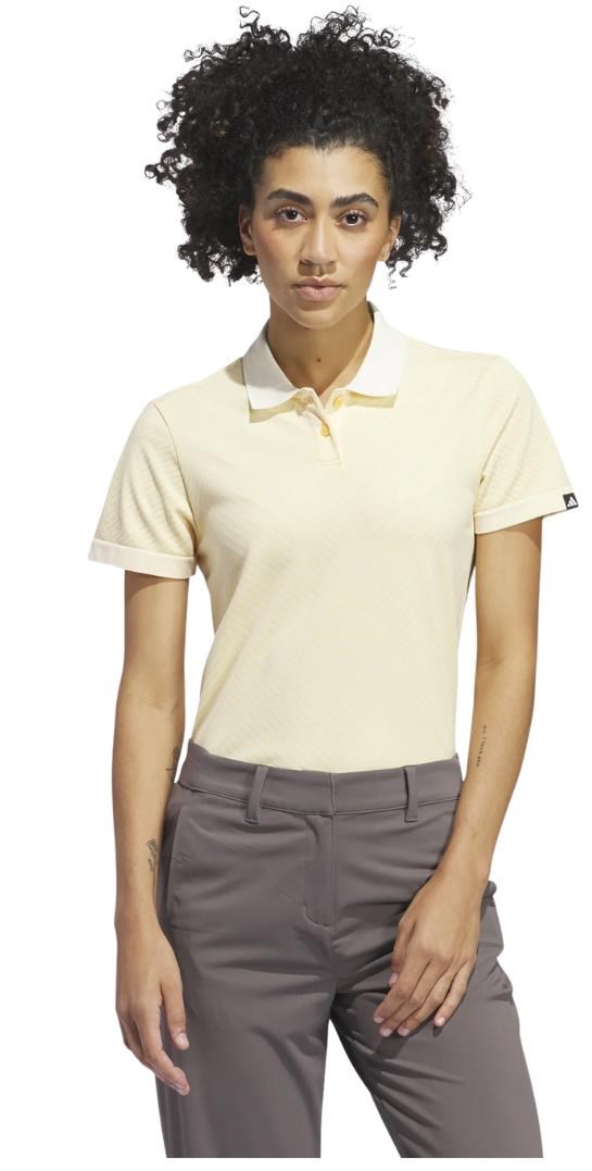 Adidas Ultimate365 Tour PrimeKnit dámské polo, žluté