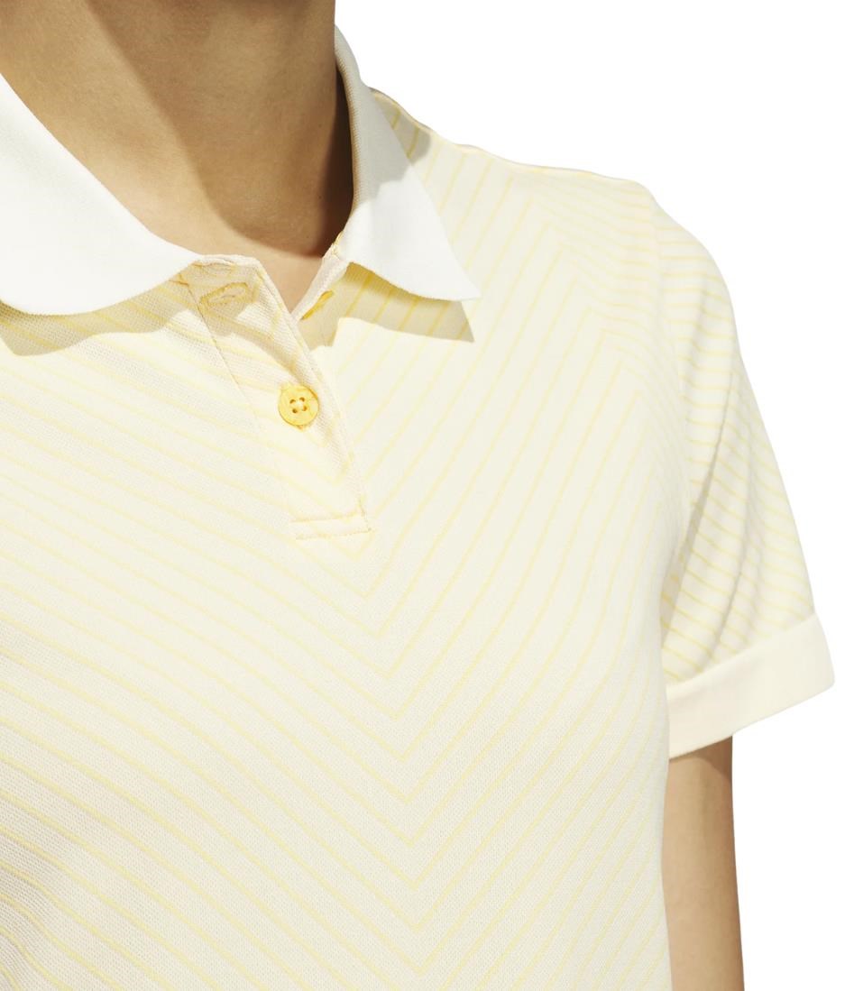 Adidas Ultimate365 Tour PrimeKnit dámské polo, žluté