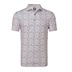 FootJoy Primrose Print Self Collar Lisle pánské polo, světle růžové