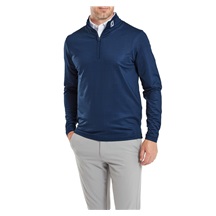 FootJoy Glen Plaid Print Chill-Out pánská mikina, modrá