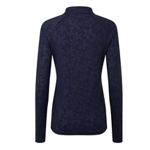 FootJoy Floral Embossed Midlayer dámská mikina, modrá