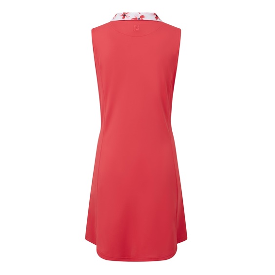 FootJoy Floral Trim golfové šaty, červené
