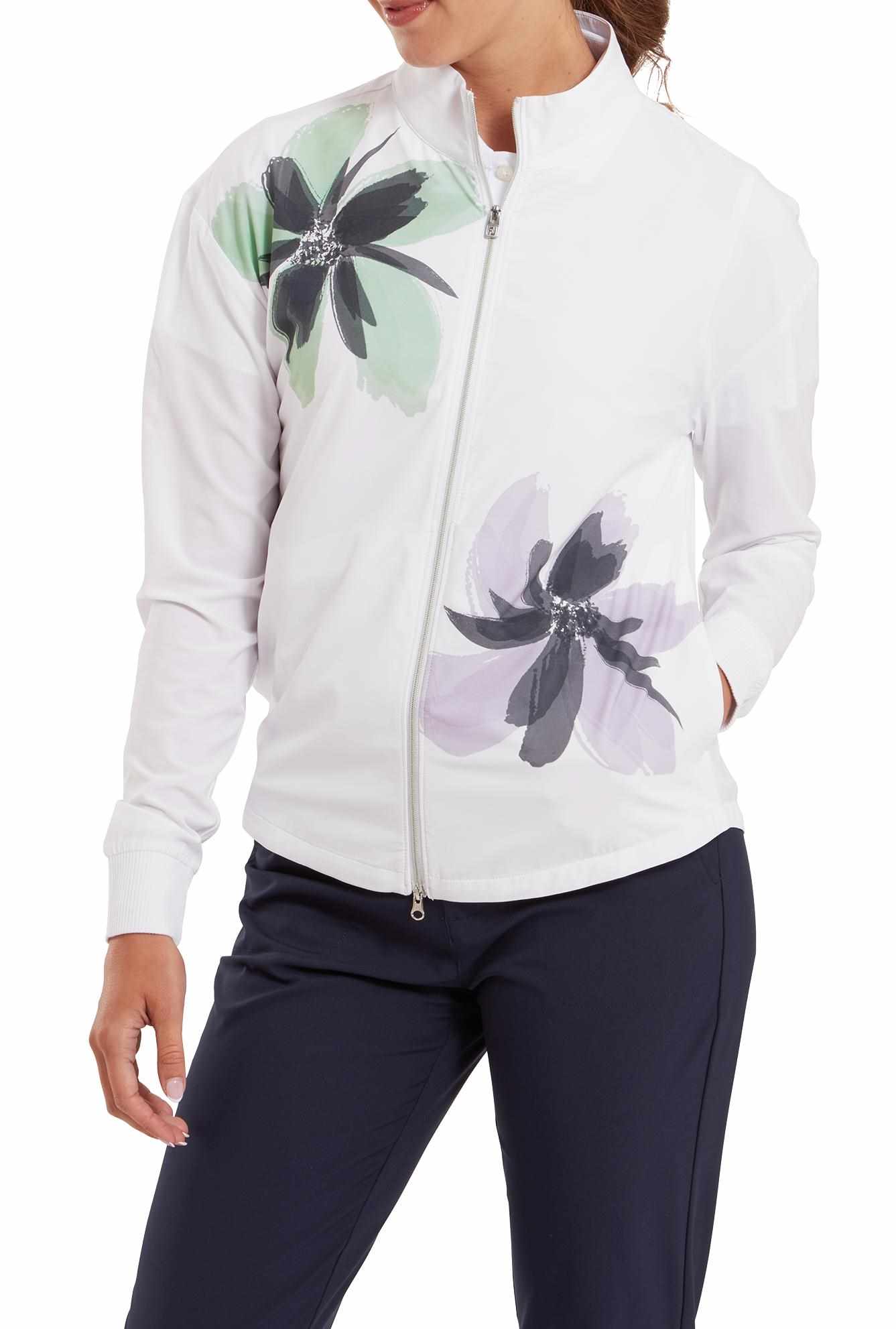 FootJoy Lightweight Full-Zip dámská budna, bílá