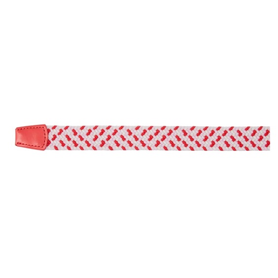 FootJoy Braided dámský opasek, červeno/bílo/růžový