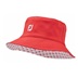 FootJoy Reversible dámský oboustranný klobouk, red/gingham