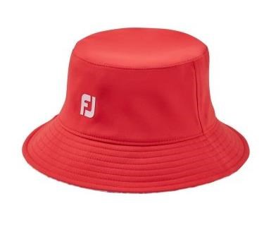 FootJoy Reversible dámský oboustranný klobouk, red/gingham