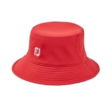 FootJoy Reversible dámský oboustranný klobouk, red/gingham