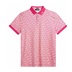 J.Lindeberg Tour Tech Regular Fit Print pánské polo, geo powder pink