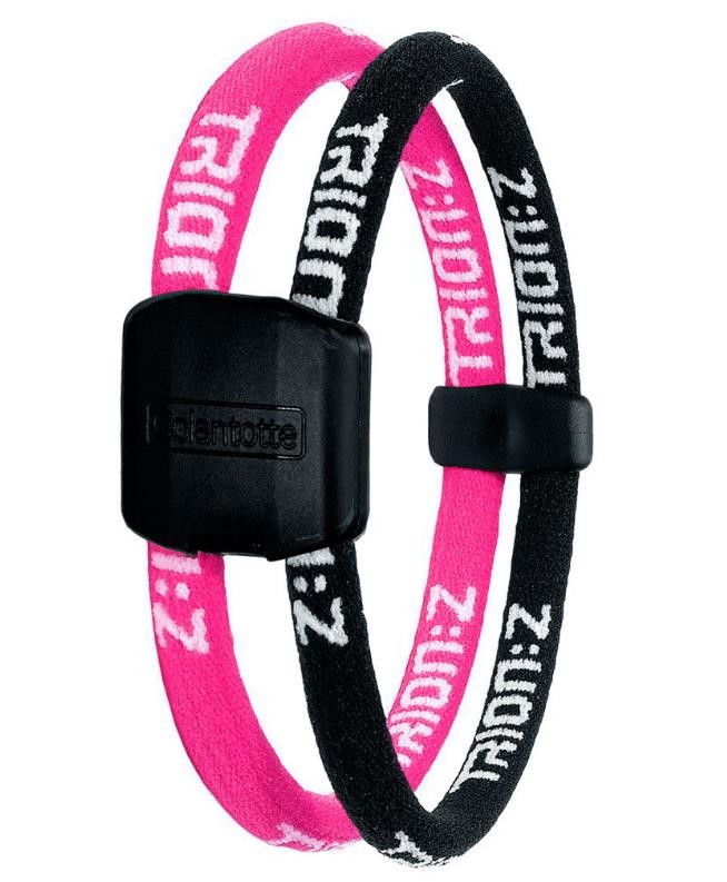 Trion:Z Dual Loop magnetický a ionizační náramek, černo/růžový