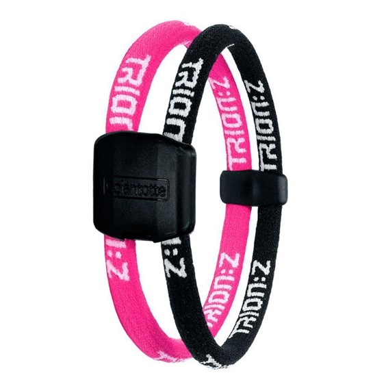 Trion:Z Dual Loop magnetický a ionizační náramek, černo/růžový