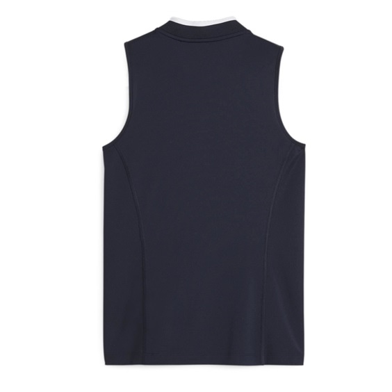 Puma Range Pique Sleeveless dámské polo bez rukávů, tmavě modré