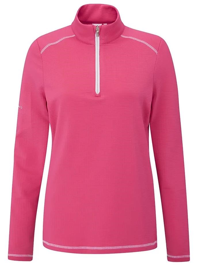 PING Sonya Fleece dámská mikina, růžová