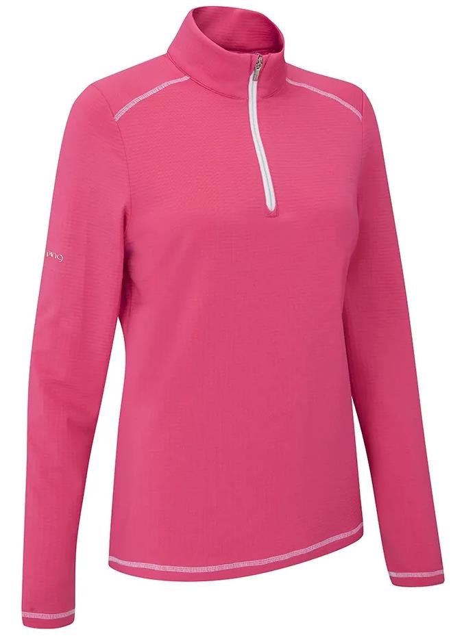 PING Sonya Fleece dámská mikina, růžová