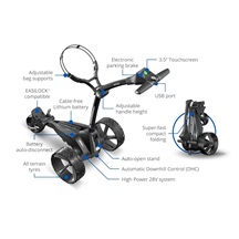 Motocaddy M-TECH GPS DHC elektrický vozík
