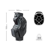 Motocaddy M-Tech cart bag, černo/karbonový