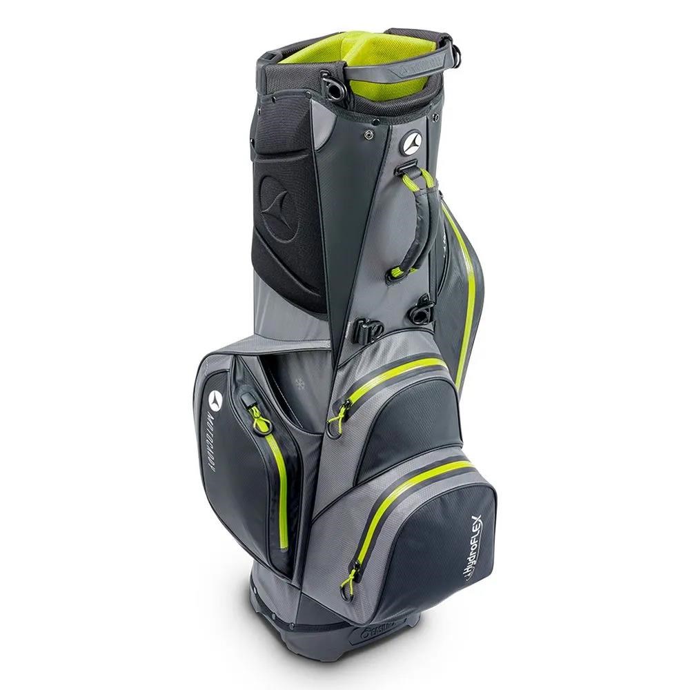 Motocaddy HydroFLEX stand bag, šedo/limetkový