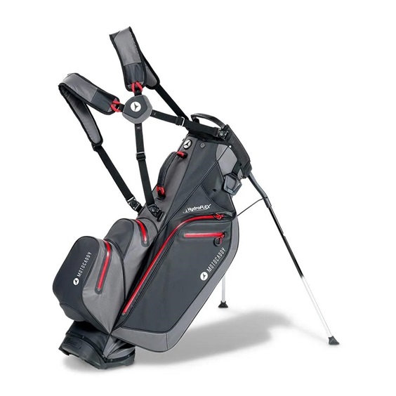 Motocaddy HydroFLEX stand bag, šedo/červený
