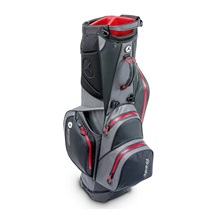 Motocaddy HydroFLEX stand bag, šedo/červený