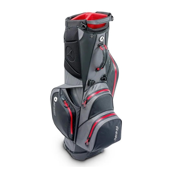 Motocaddy HydroFLEX stand bag, šedo/červený