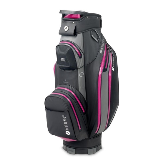 Motocaddy Dry Series cart bag, šedo/růžový