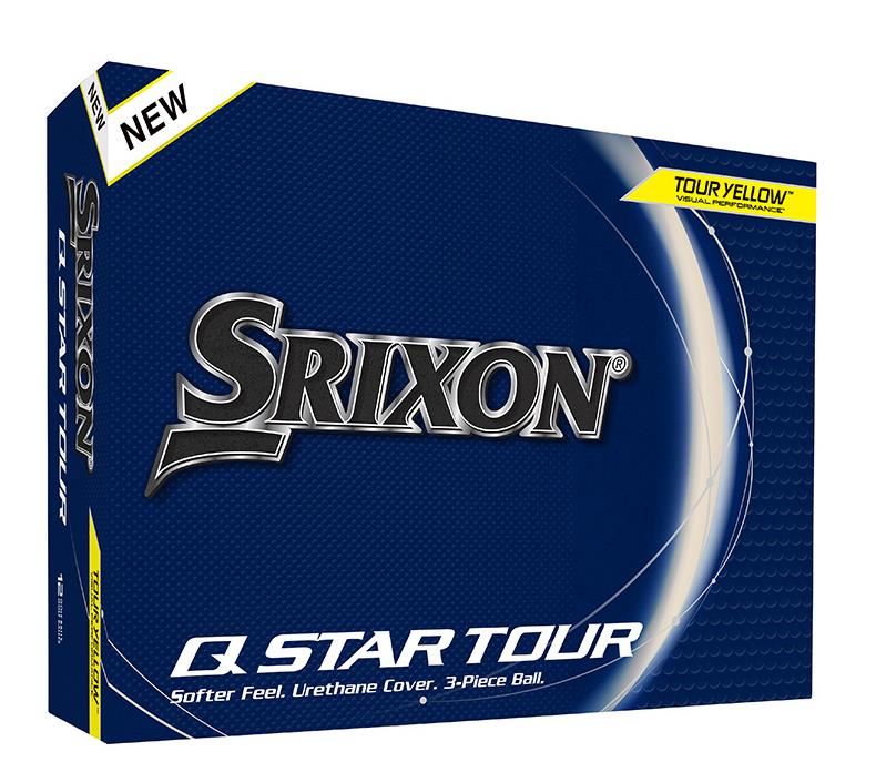 Srixon Q-Star Tour golfové míčky, žluté