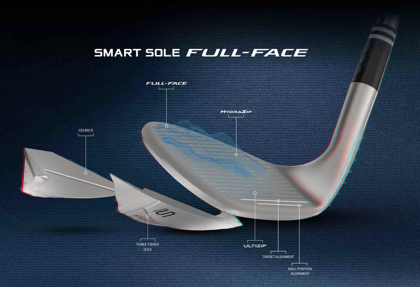 Cleveland Smart Sole Full Face pánská wedge, ocel