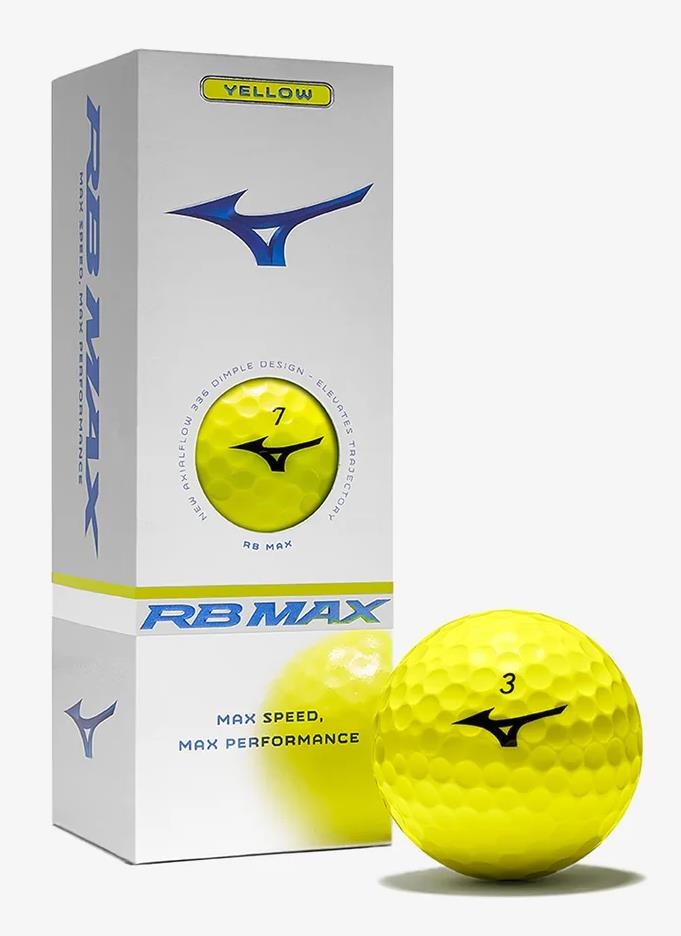 Mizuno RB Max golfové míčky, žluté