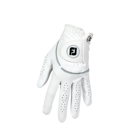 FootJoy WeatherSof dámská golfová rukavice, bílo/šedá