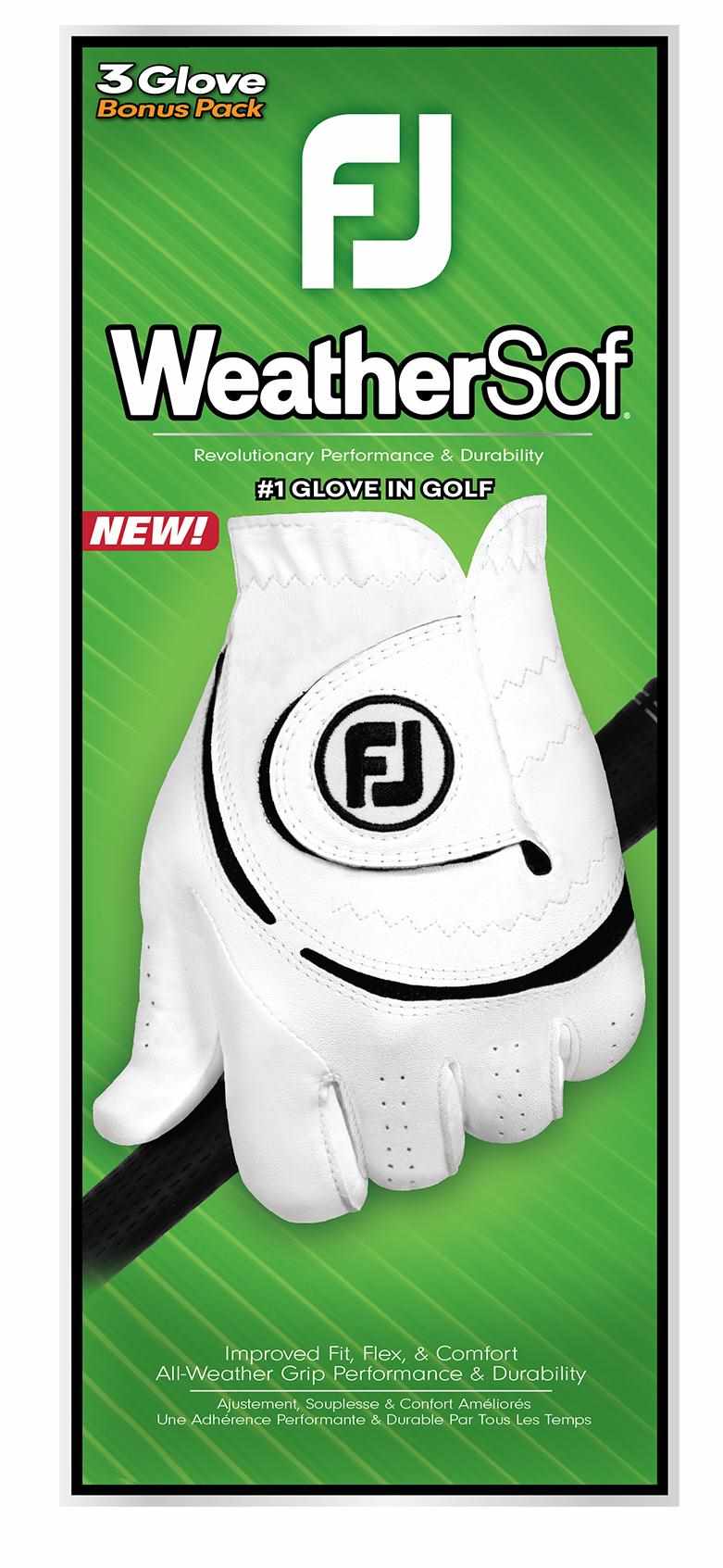 FootJoy WeatherSof pánské golfové rukavice, 3ks
