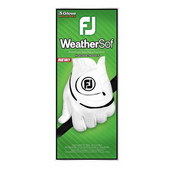 FootJoy WeatherSof pánské golfové rukavice, 3ks