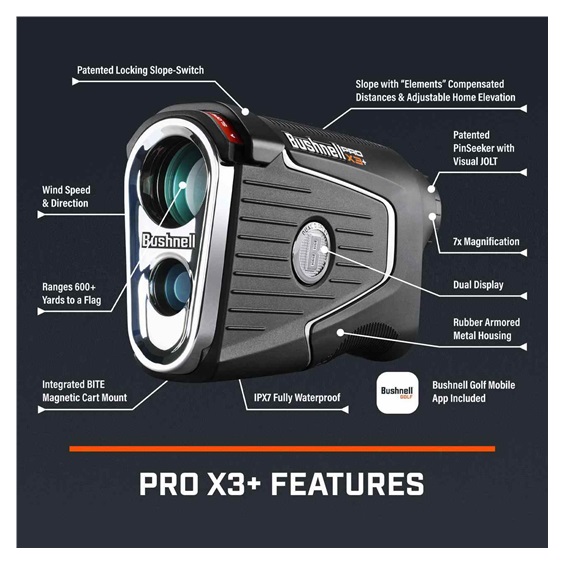 Bushnell PRO X3+ Link golfový dálkoměr