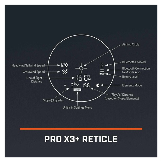 Bushnell PRO X3+ Link golfový dálkoměr