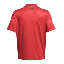 Under Armour Performance 3.0 Printed pánské polo, červené