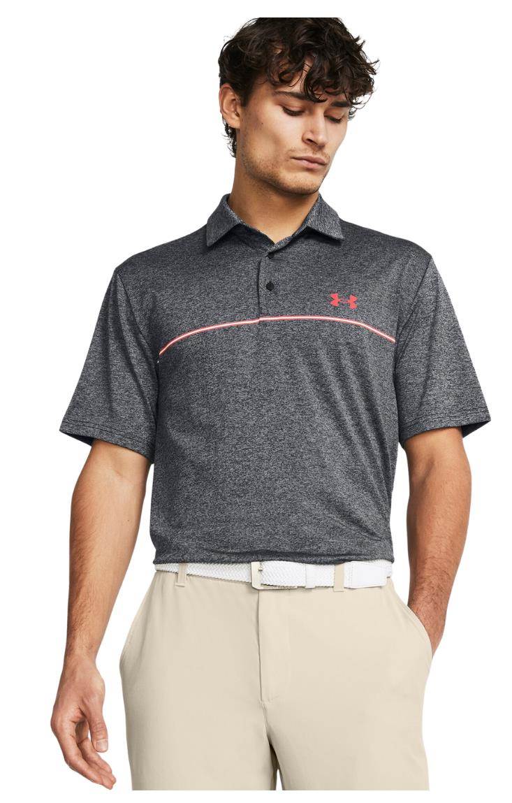 Under Armour Playoff 3.0 Printed pánské polo, šedé