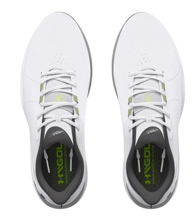 Under Armour Drive Pro Wide pánské golfové boty, bílé