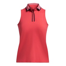 Under Armour Iso-Chill dámské polo bez rukávů, červené