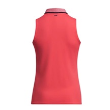 Under Armour Iso-Chill dámské polo bez rukávů, červené