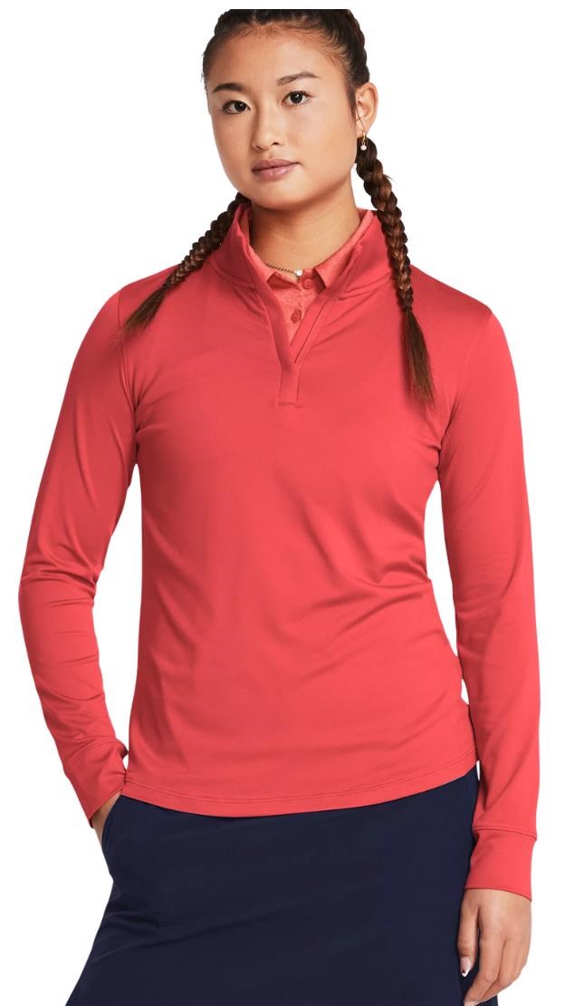 Under Armour Playoff 1/4 Zip dámská mikina, červená