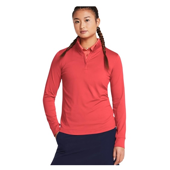 Under Armour Playoff 1/4 Zip dámská mikina, červená