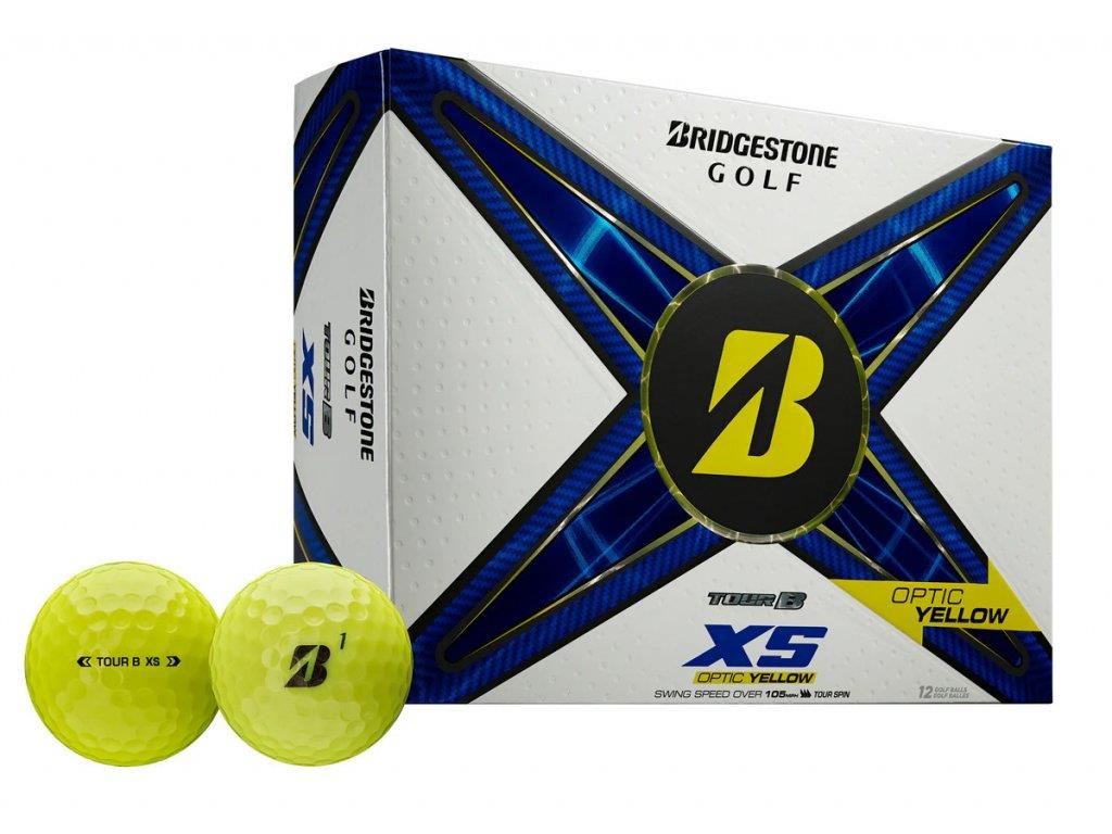 Bridgestone Tour B XS golfové míčky, žluté