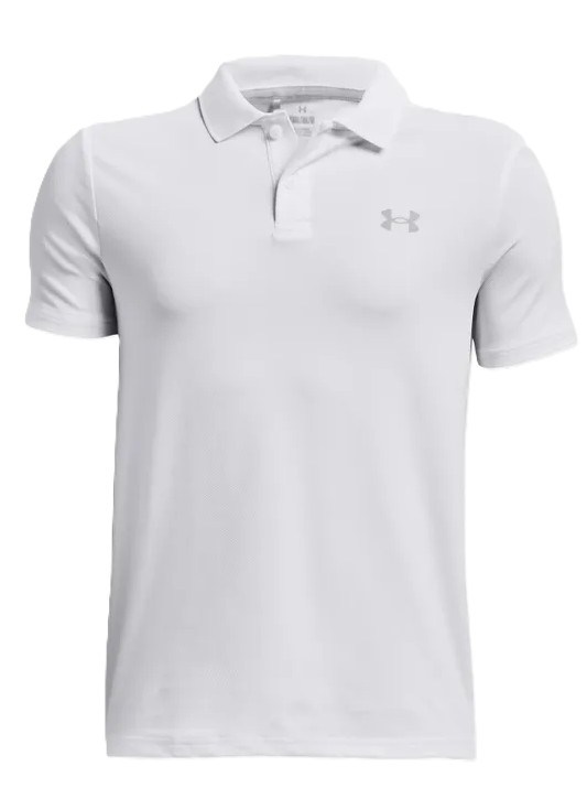 Under Armour Performance dětské polo, bílo/šedé