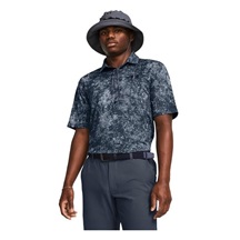 Under Armour Playoff 3.0 Printed pánské polo, downpour gray