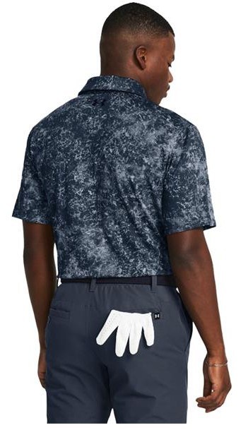 Under Armour Playoff 3.0 Printed pánské polo, downpour gray
