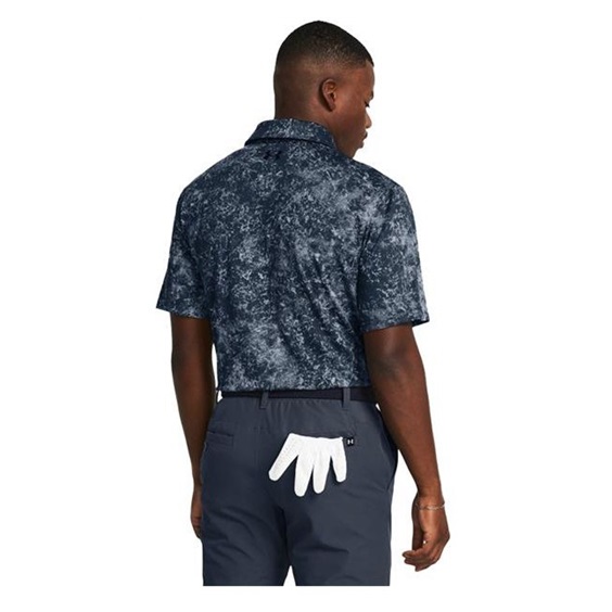 Under Armour Playoff 3.0 Printed pánské polo, downpour gray