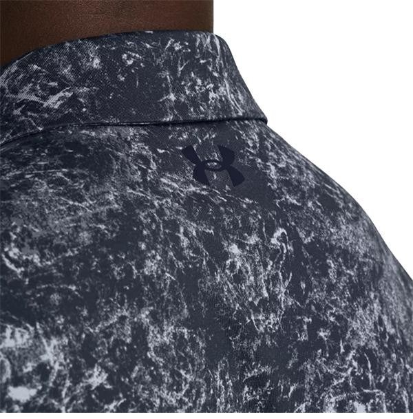 Under Armour Playoff 3.0 Printed pánské polo, downpour gray