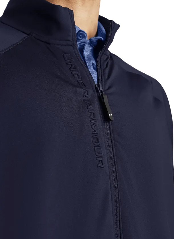 Under Armour Storm Midlayer pánská mikina, tmavě modrá/bílá