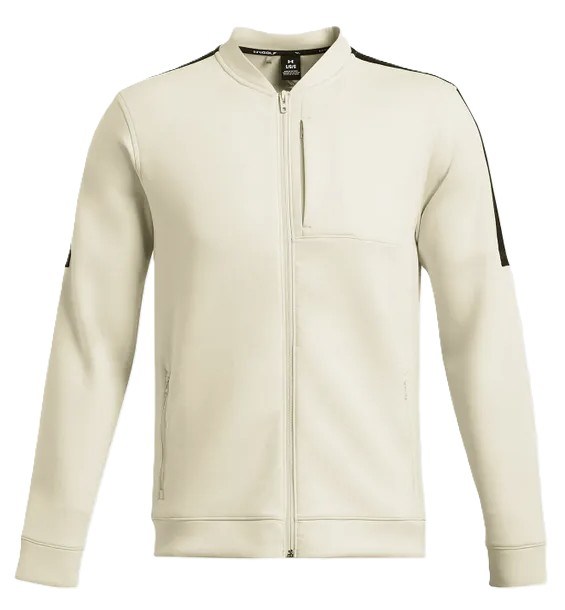 Under Armour Tour Tips Bomber pánská bunda, béžovo/černá