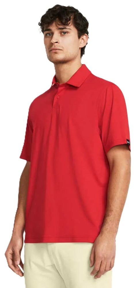 Under Armour T2G Polo LB pánské polo, červeno/černé