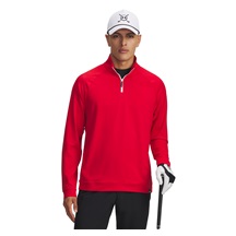 Under Armour Midlayer QZ LB pánská mikina, červená